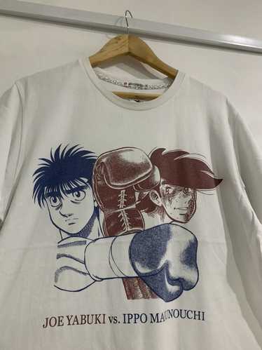 Vintage Japanese Anime ASHITA NO JOE T Shirt Boxing Cartoon 