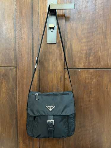 Prada Prade Sling Bag Black Nylon