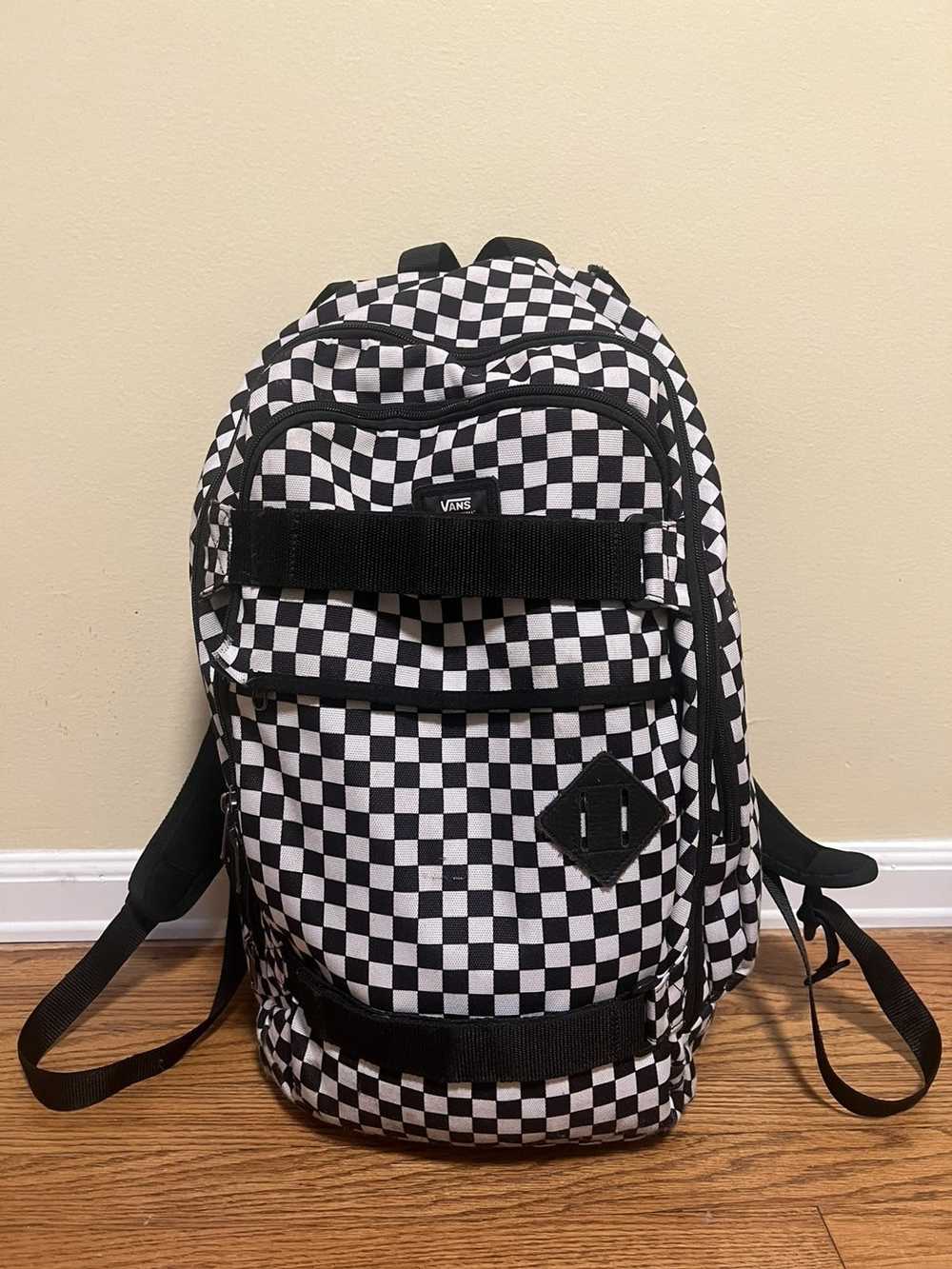 Checkerboard Light Blue Backpack for Sale by ApricotBlossom