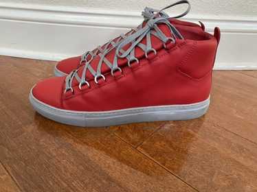 Balenciaga Balenciaga Arena Red Grey Leather 9 EU… - image 1