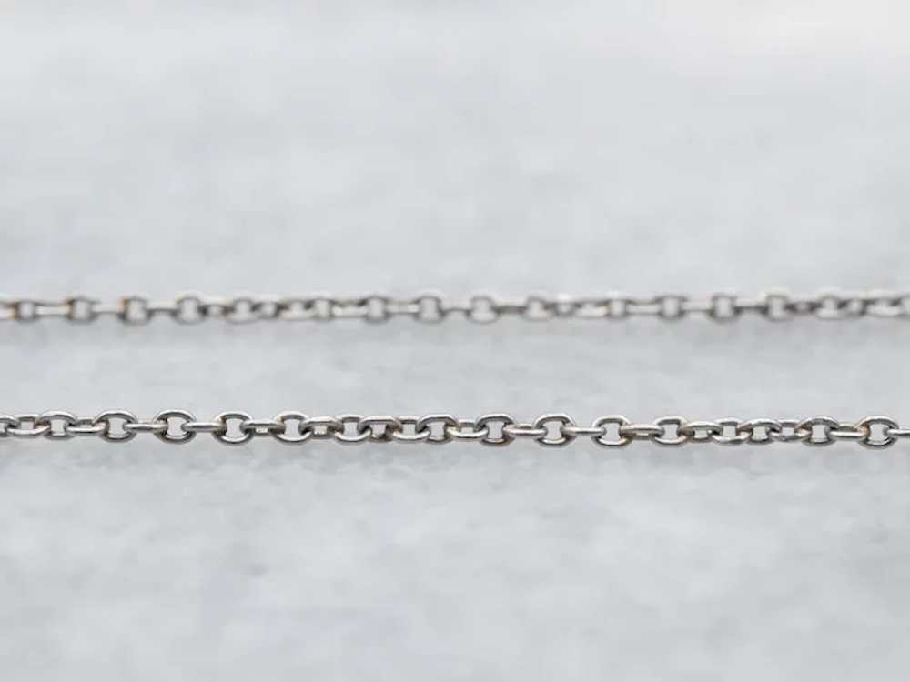 Stunning Edwardian Diamond Encrusted Necklace - image 3