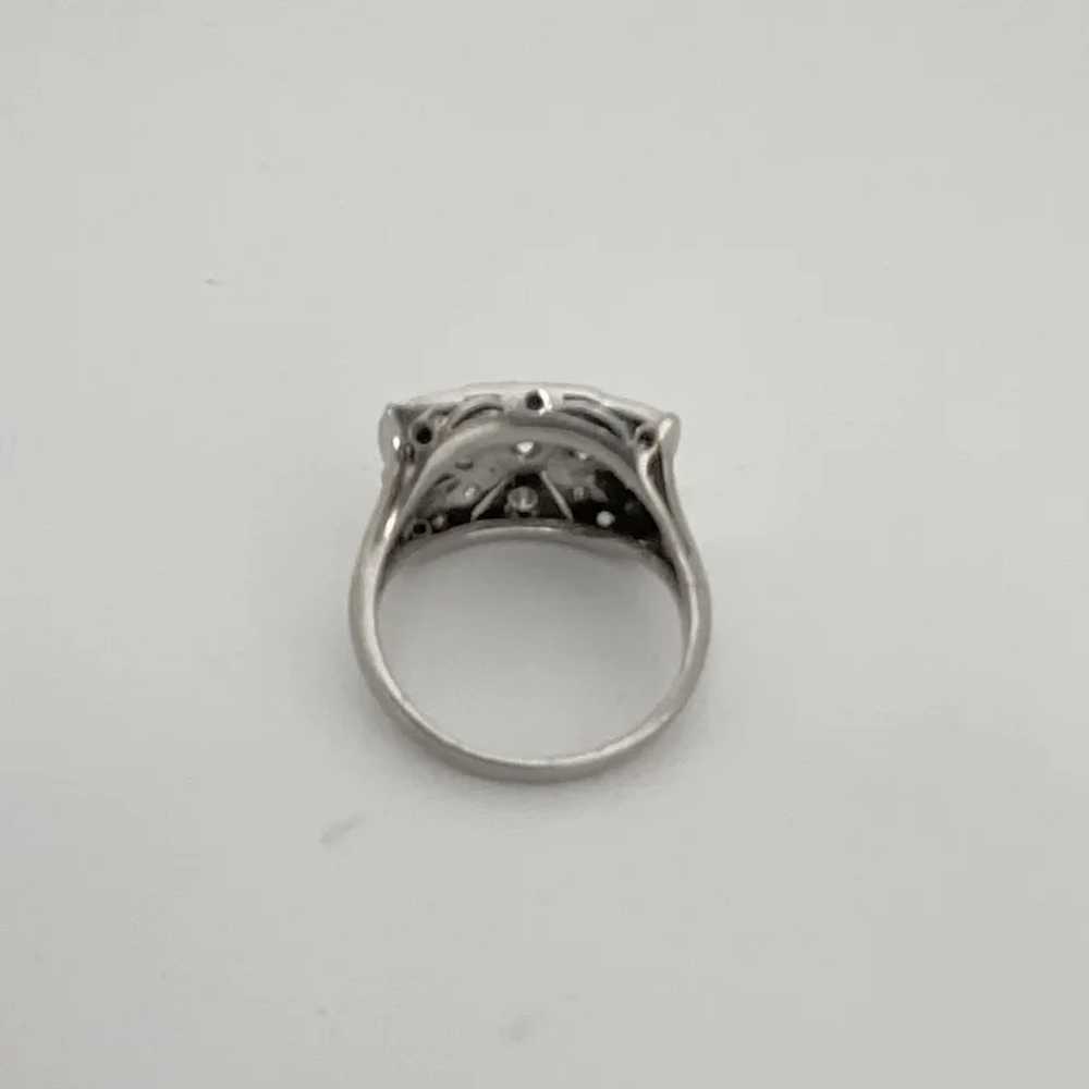 Vintage Retro 14 Karat Diamond Ring - image 4