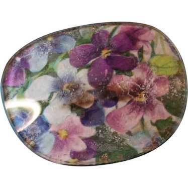Vintage Handmade Floral Brooch from Eyeglasses