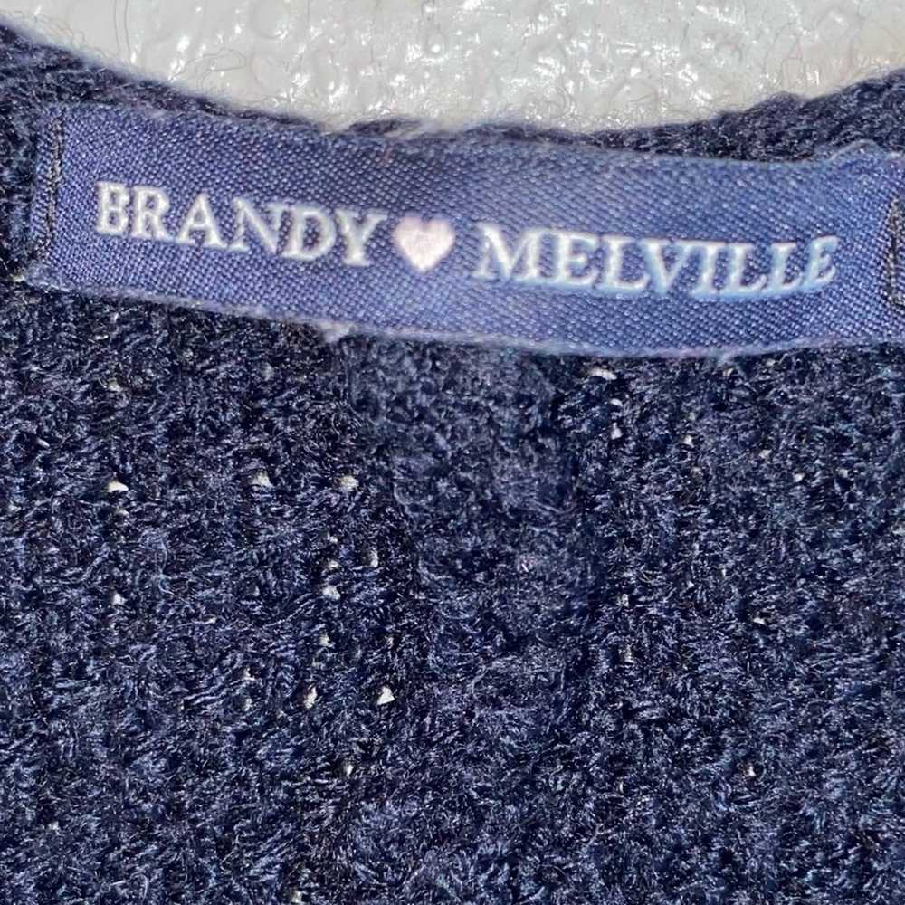 Brandy Melville Brandy Melville Black Wool Blend … - image 3