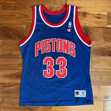 90's Grant Hill Detroit Pistons Reversible Champion NBA Jersey