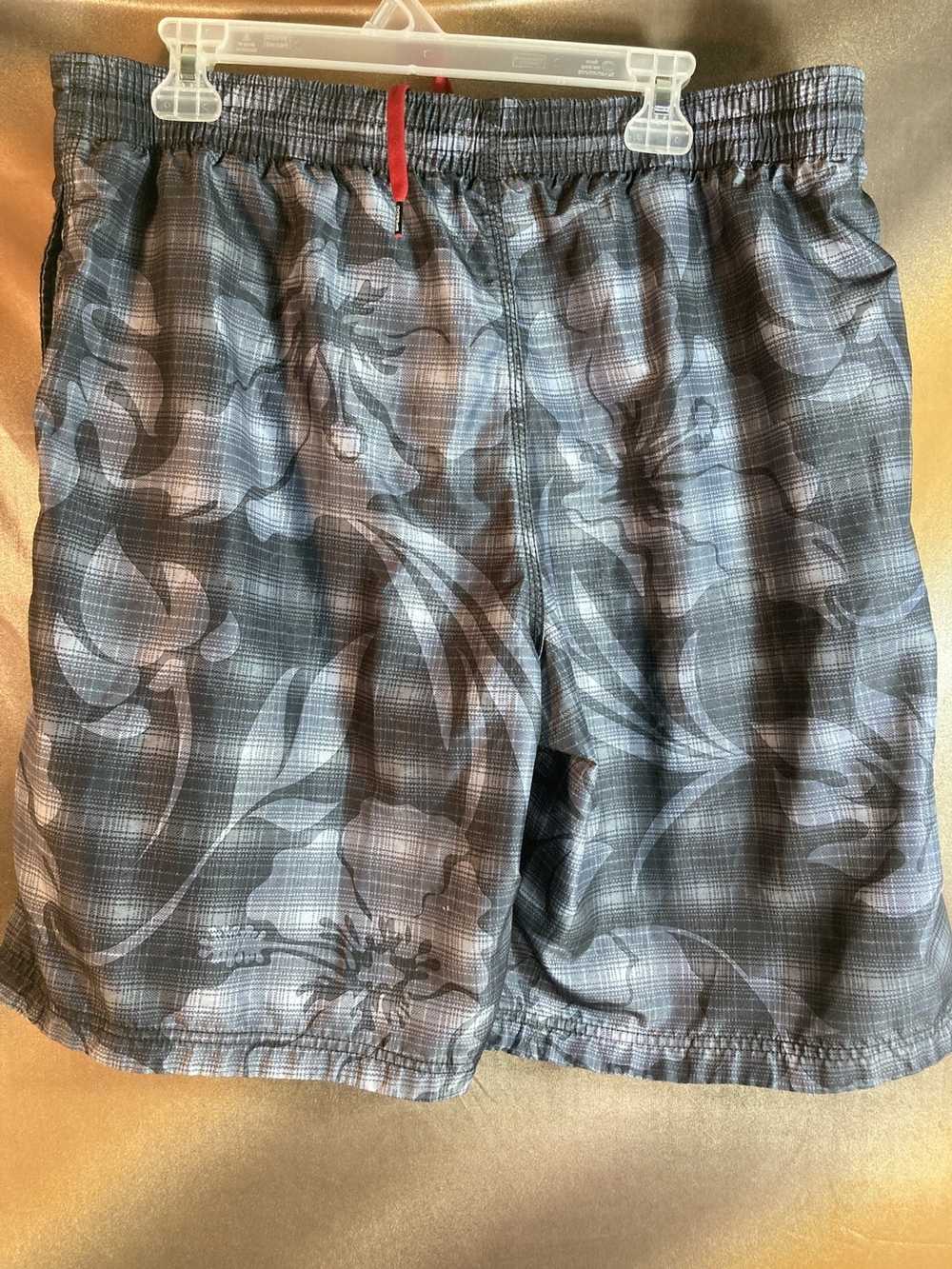 Speedo Grey hibiscus swim trunk size 36” Speedo S. - image 4