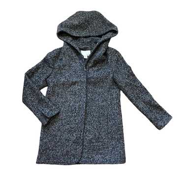 Bar Iii Bar III Women's Gray, Black Hooded Polyest