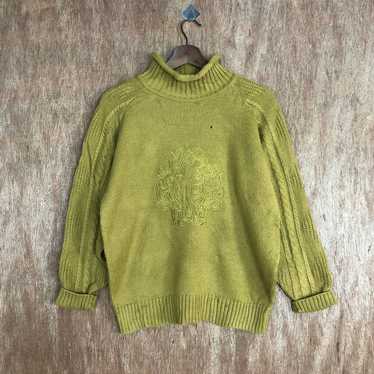Coloured Cable Knit Sweater × Other Mode Bela Kos… - image 1