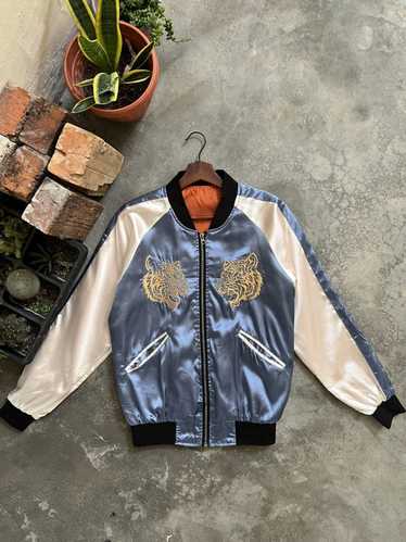 Hanshin Tigers Bomber Satin Jacket