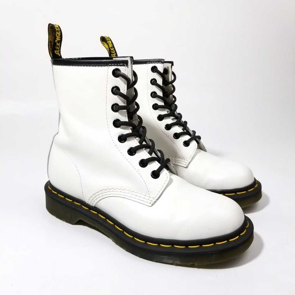 Dr. Martens Dr. Martens 1460 White Smooth Leather… - image 4