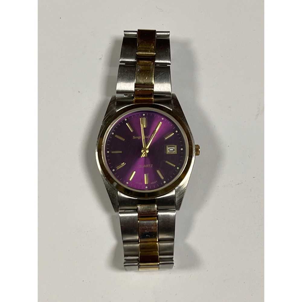 The Unbranded Brand Sergio Valente Watch Purple D… - image 1