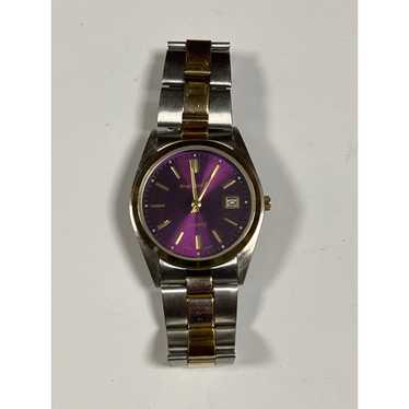 The Unbranded Brand Sergio Valente Watch Purple D… - image 1