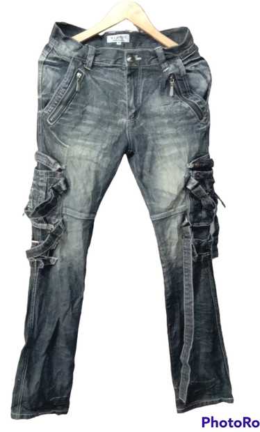 【LOWBOX】 Damage Design Denim A pair of faded Warehouse Dead Stock Blue '46 cut 1000xx