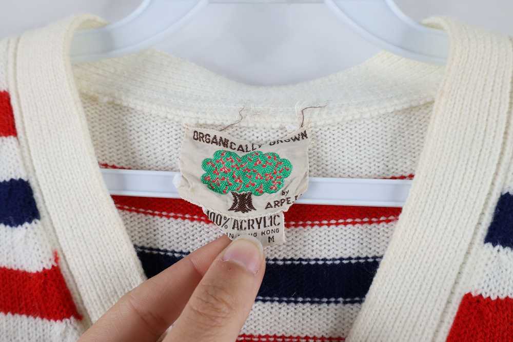 Vintage Vintage 70s Sailboat Knit Button Cardigan… - image 4
