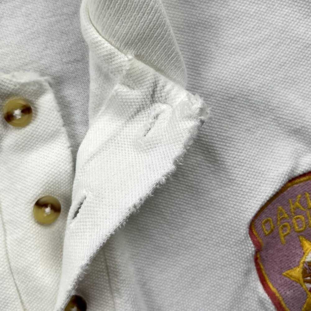 Vintage Vintage Oakland Police Polo Shirt Large W… - image 6