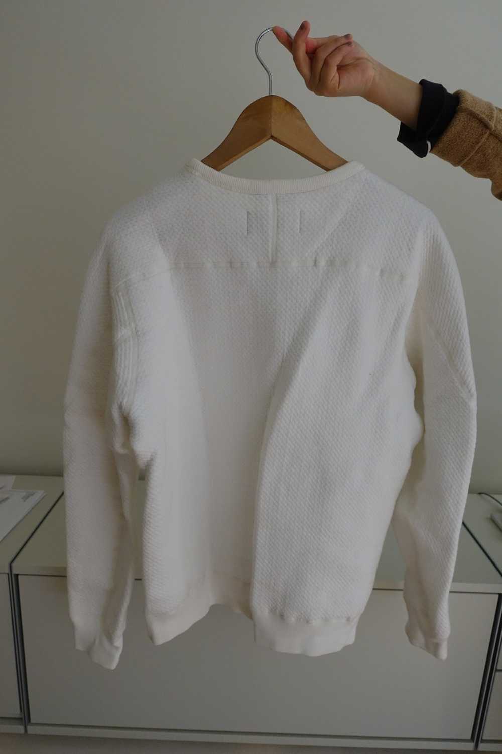 Wings + Horns Cabin Fleece Crewneck White - image 2