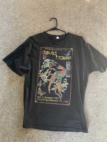 Band Tees × Streetwear David Bowie 1983 Tour Shirt