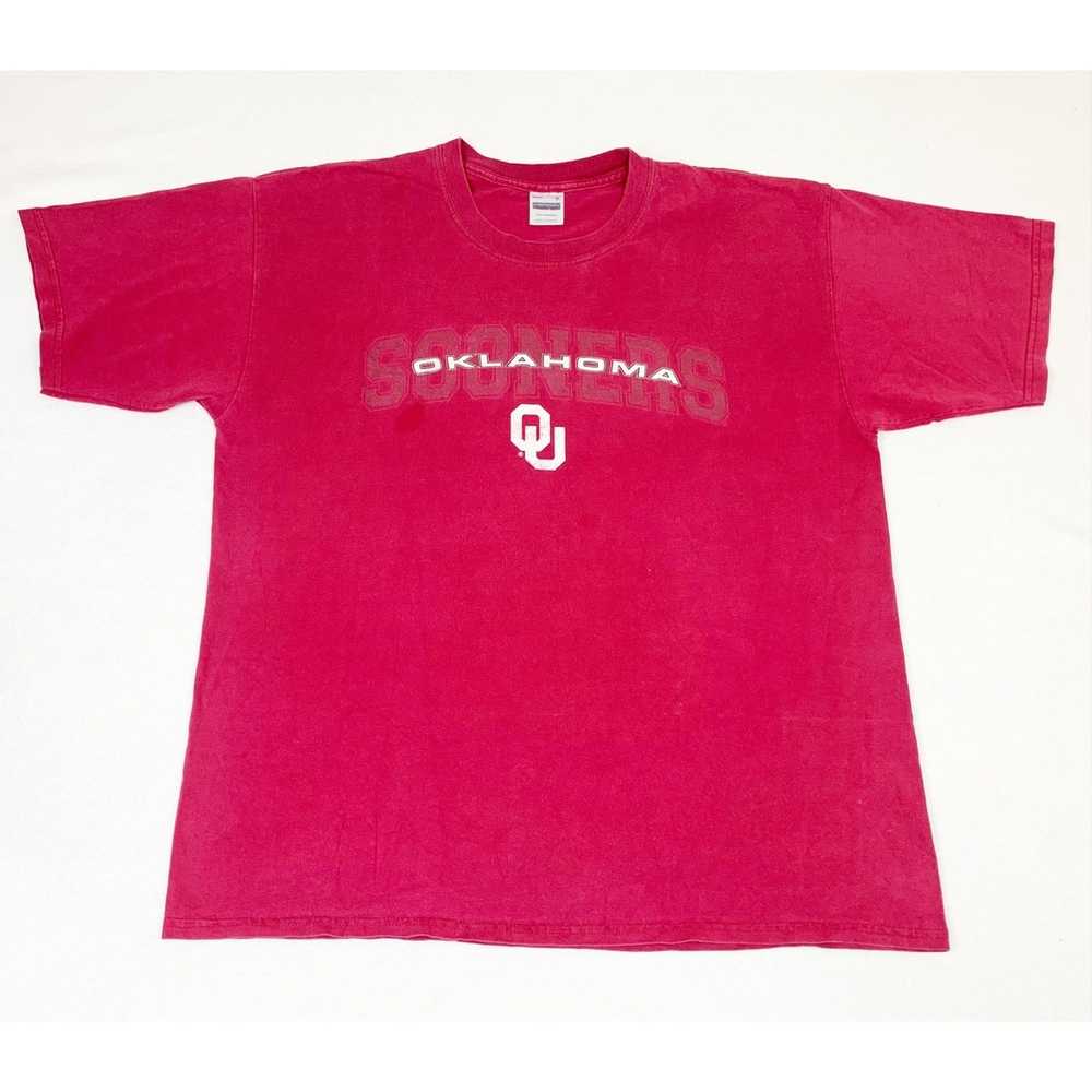 Vintage Vintage Y2K Oklahoma Sooners T-shirt XL C… - image 1