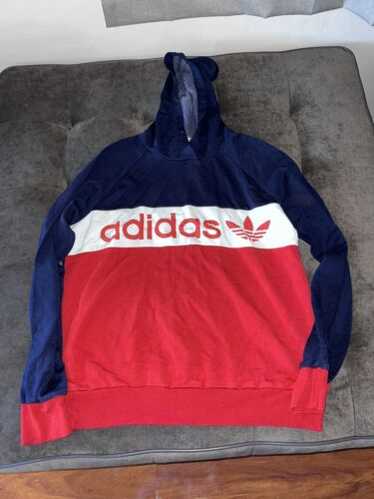80s adidas フーディ Vintage 80s adidas hoodie - Gem