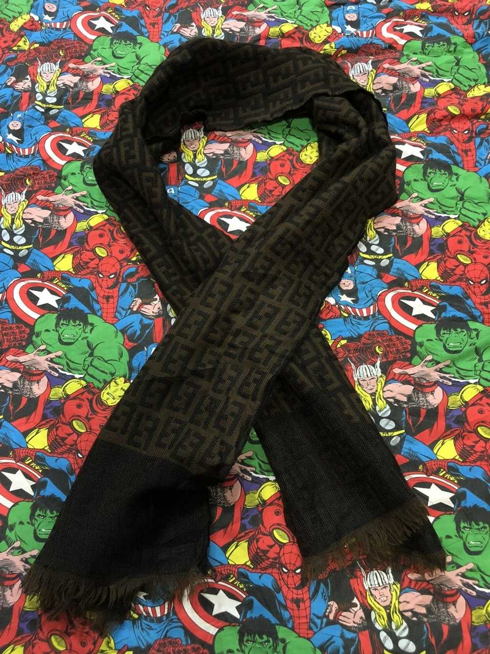 Fendi Fendin Monogram scarf - image 4