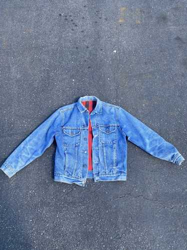Gap × Vintage Flannel Lined Denim Jacket