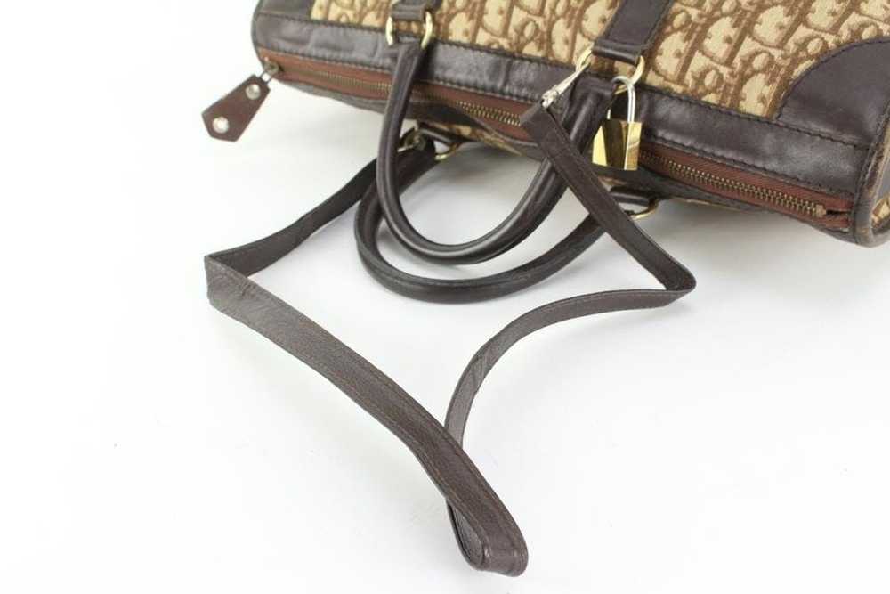 Dior Dior Monogram Trotter Suitcase Trunk with St… - image 8