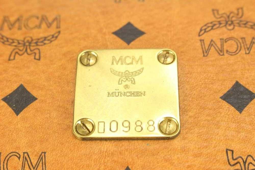 MCM MCM Cognac Monogram Boston Convertible Duffle… - image 3