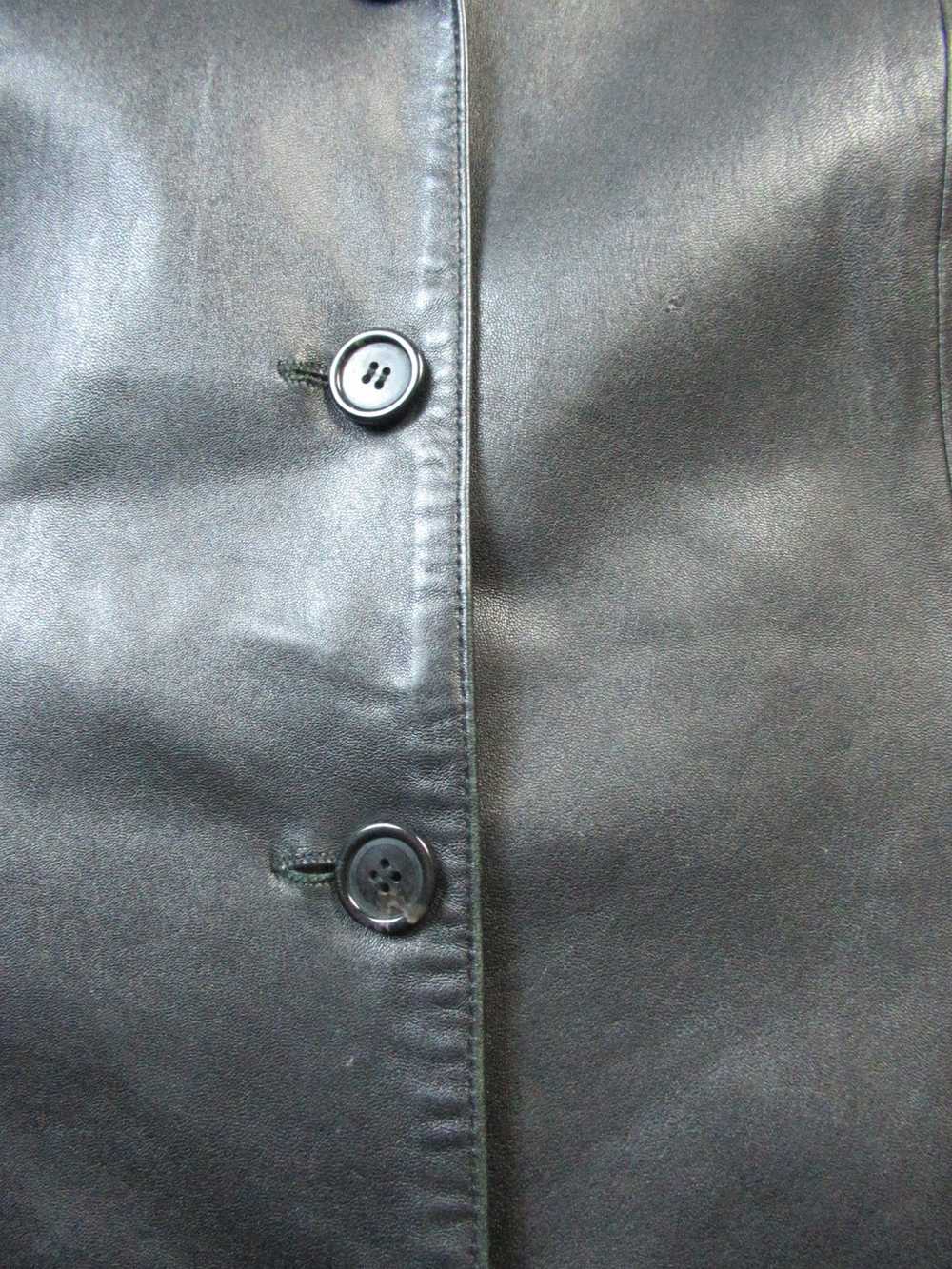 Barneys Originals Barneys Originals black leather… - image 2