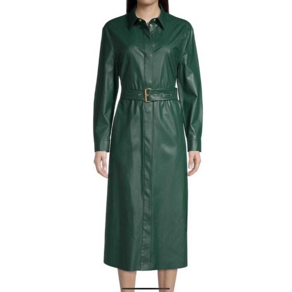 Escada Vegan leather mid-length dress - image 2