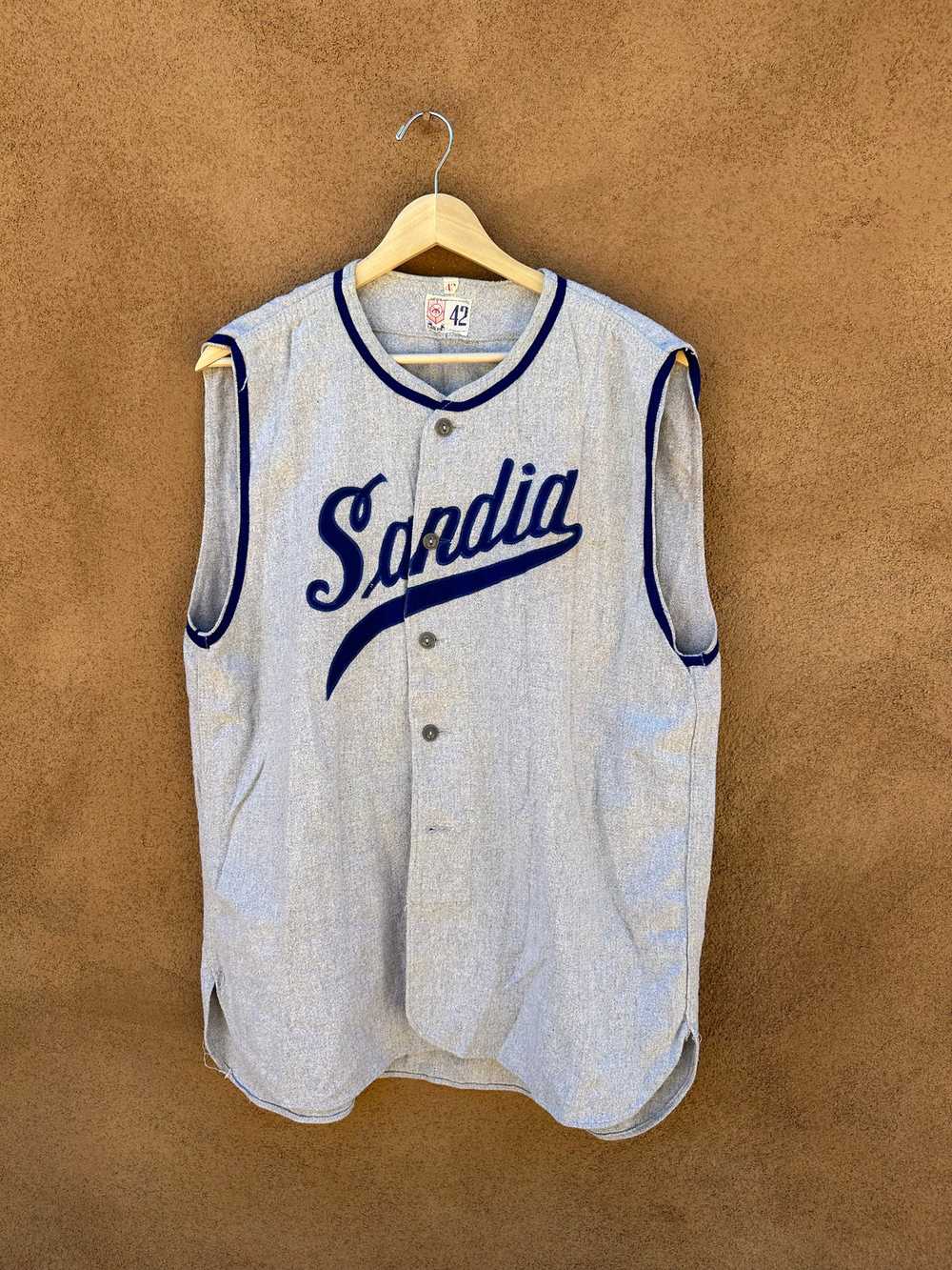 1960's Sandia Red Fox Athletic Goods Baseball Jer… - image 1