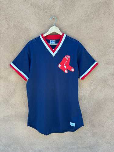 80's Majestic Boston Red Sox Baseball Jersey Mesh - image 1