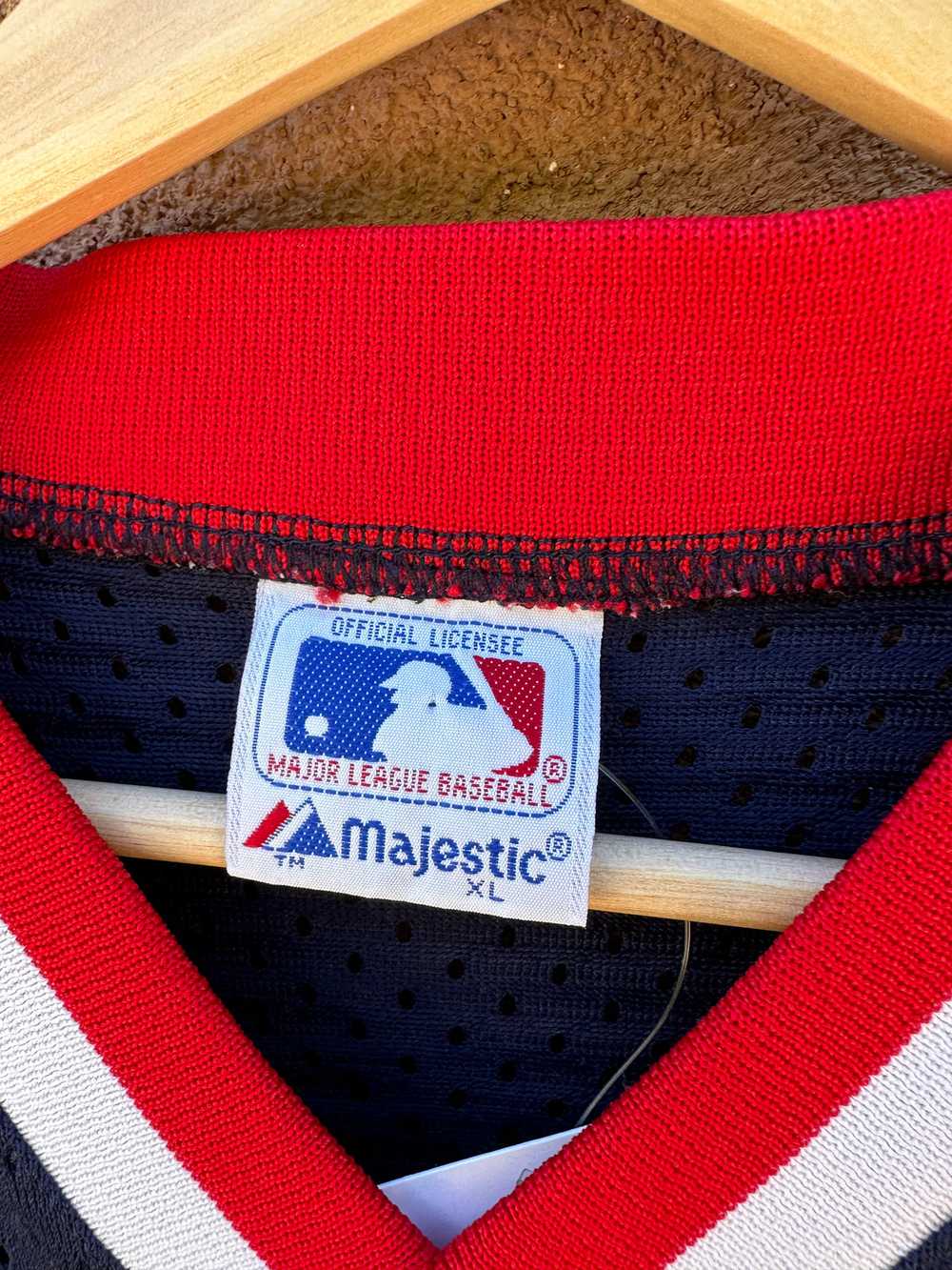 80's Majestic Boston Red Sox Baseball Jersey Mesh - image 5
