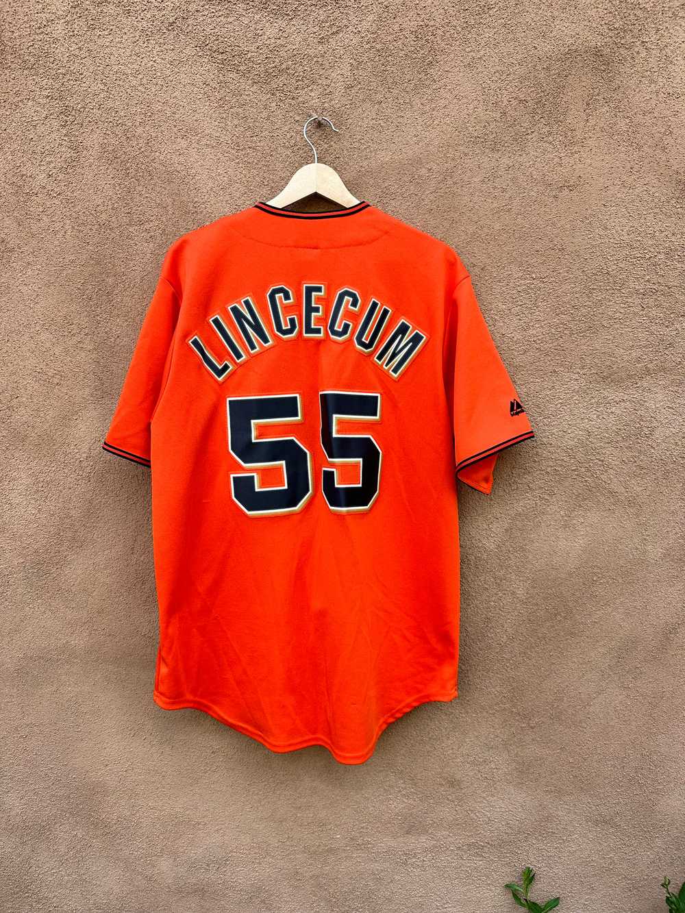 Orange S.F. Giants Tim Lincecum Jersey - Stitched - image 2