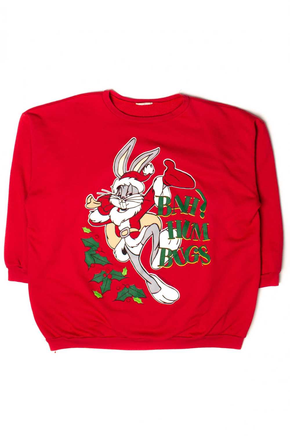 Vintage Bah! Hum Bugs Christmas Sweatshirt (1995) - image 1