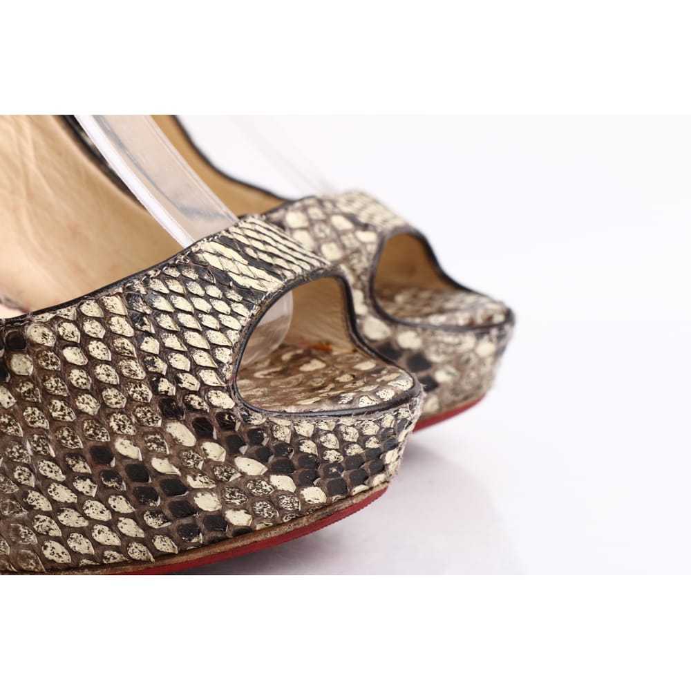 Christian Louboutin Python sandals - image 11