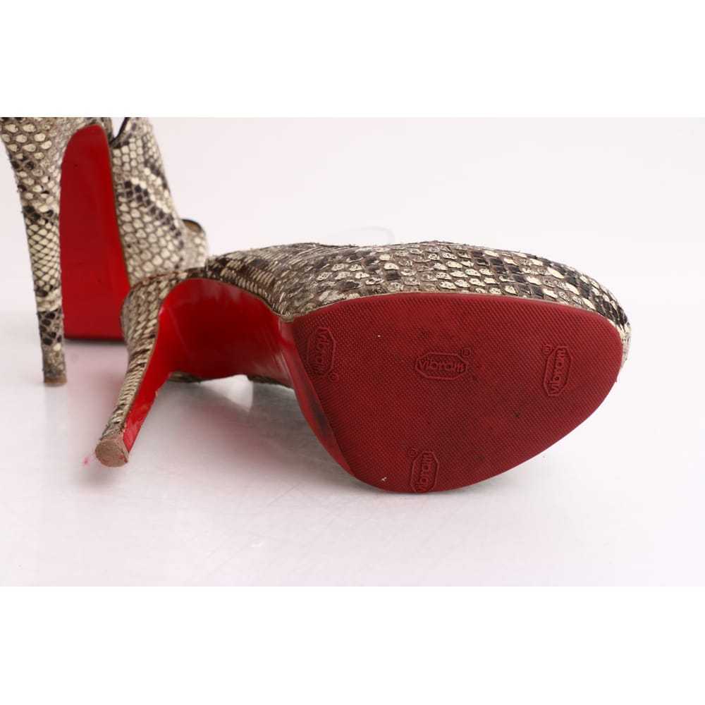 Christian Louboutin Python sandals - image 2