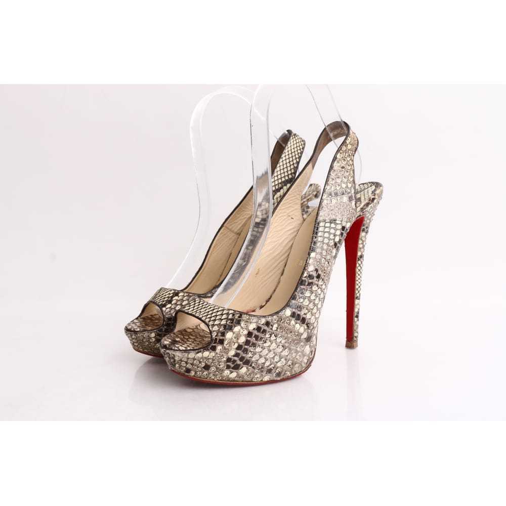 Christian Louboutin Python sandals - image 5