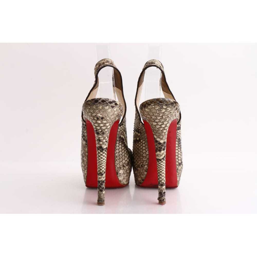 Christian Louboutin Python sandals - image 8