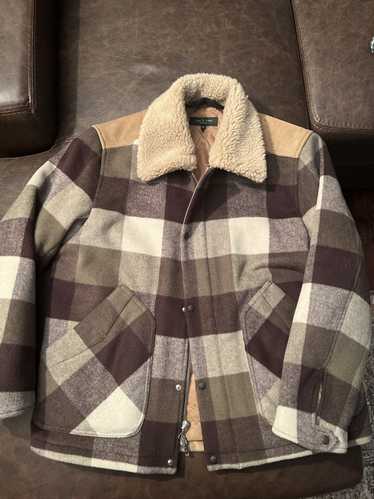 Rag & Bone Lane Checked Felt, Corduroy and Faux Sh