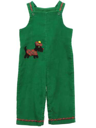 1970's Betti Terell Unisex Childs Corduroy Overall
