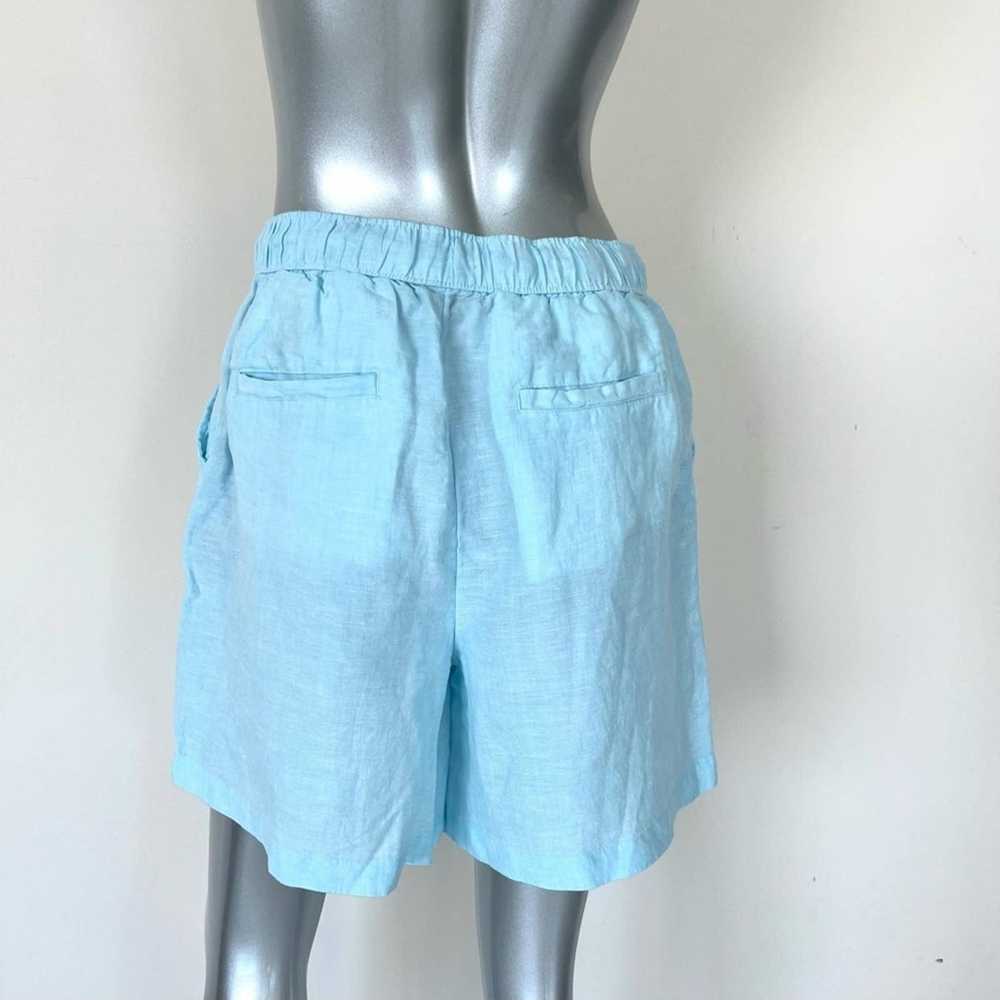 Elie Tahari Tahari linen women shorts size M - image 4