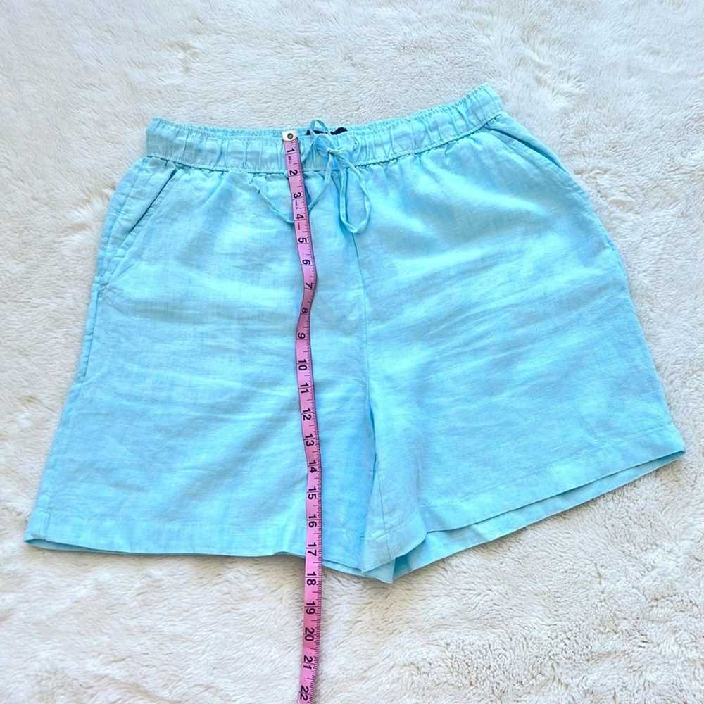 Elie Tahari Tahari linen women shorts size M - image 5