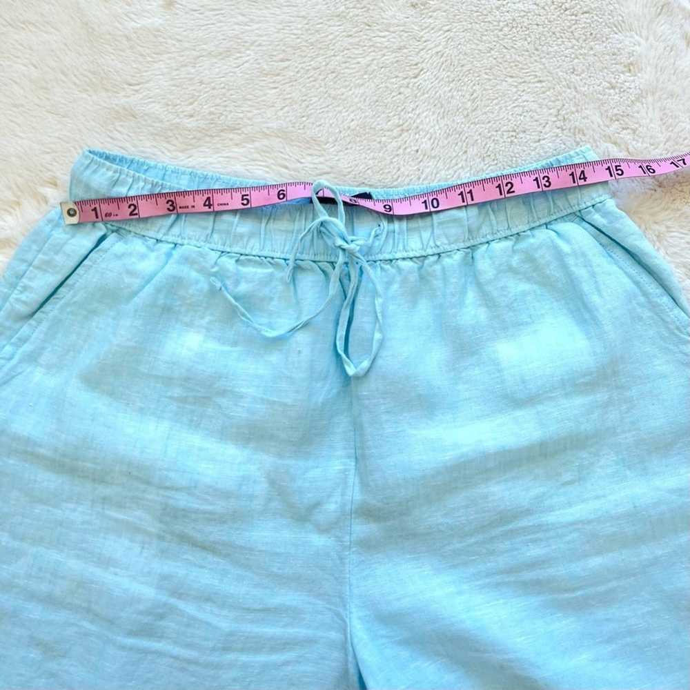 Elie Tahari Tahari linen women shorts size M - image 6