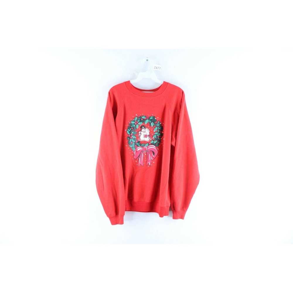 Vintage Vintage 80s Womens Large Christmas Frosty… - image 1