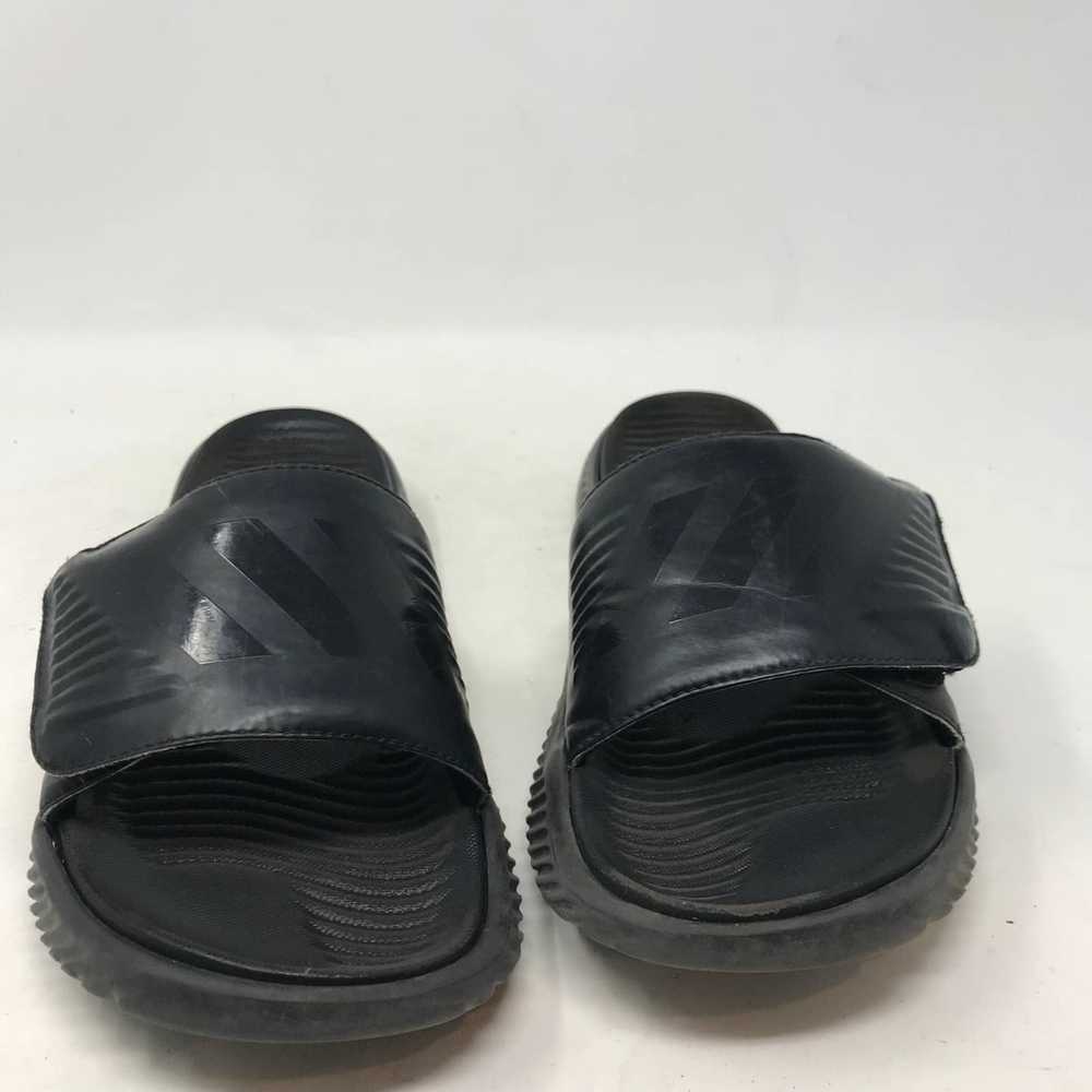 Adidas Adidas B41720 Black Slides, Men's 10 - image 1