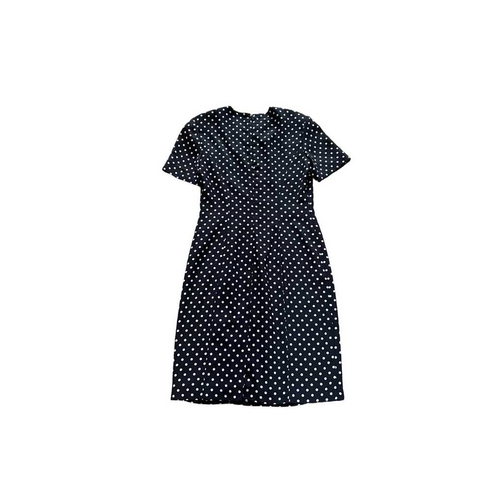 Other Liz Claiborne Navy Blue White Polka Dot Bus… - image 1