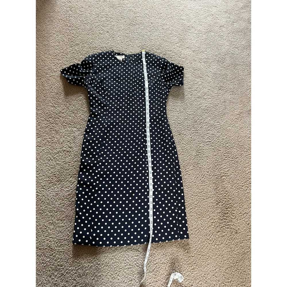 Other Liz Claiborne Navy Blue White Polka Dot Bus… - image 5