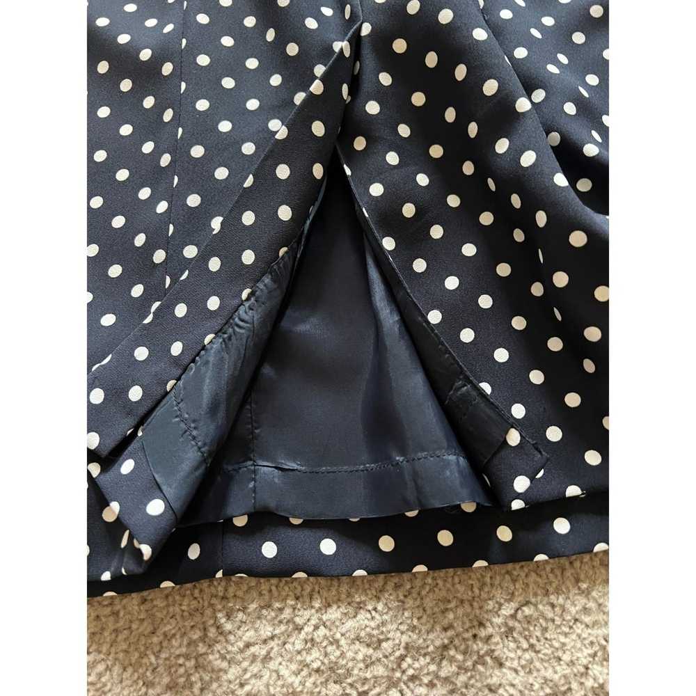 Other Liz Claiborne Navy Blue White Polka Dot Bus… - image 8