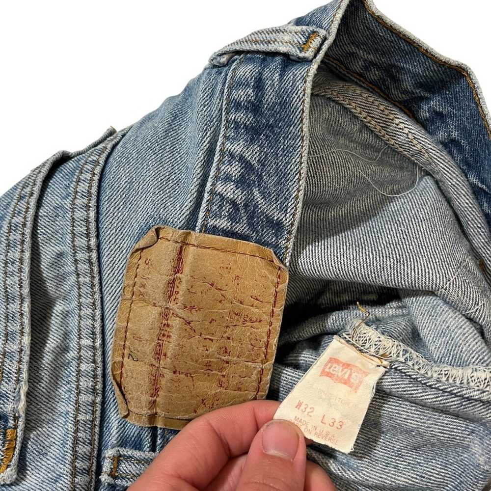 Levi's × Vintage Levi’s 501xx Distressed Jeans - image 3