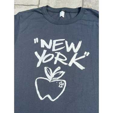 Vintage Vintage 80s New York Big Apple T-Shirt XL… - image 1